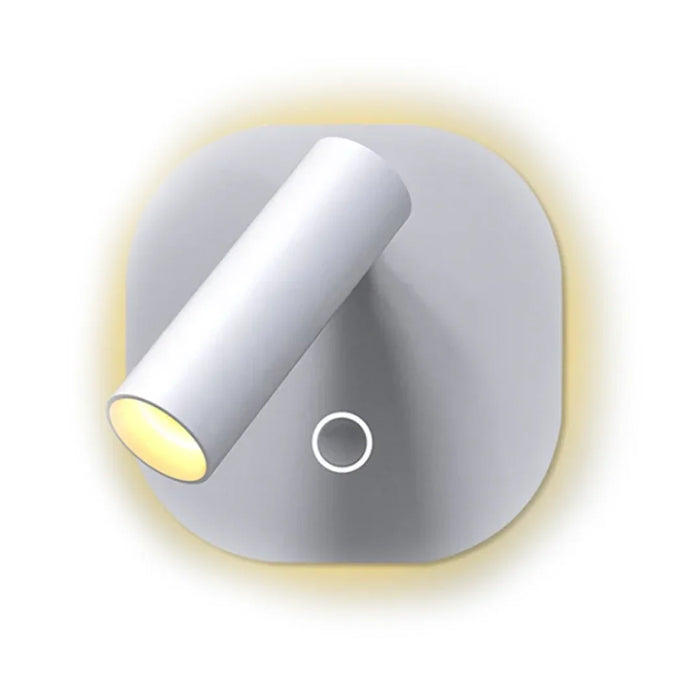 elevenpast Wall light White LED Reading Bedroom  Wall Light with Backlight 3CCT – Adjustable Spot | Black 8280.31