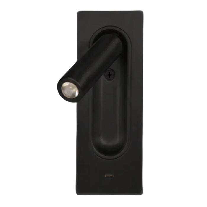 elevenpast Wall light Black Atlantis Recessed LED Reading Wall Light with USB | White, Black, Bronze 8282/3030