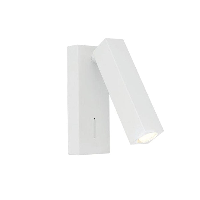 Spazio White Loca Wall Light - Stainless Steel 8285/3049