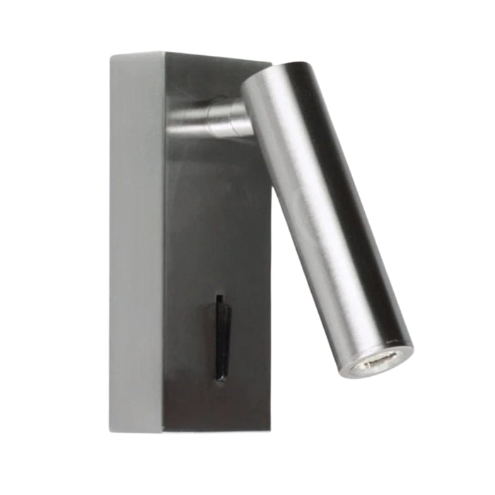 elevenpast Wall Light Matt Chrome Donna Bedside Wall Light - Black | White | Chrome 8288/3018