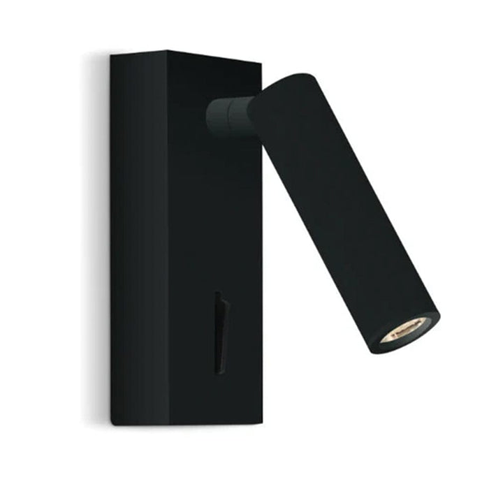 elevenpast Wall Light Matt Black Donna Bedside Wall Light - Black | White | Chrome 8288/3030