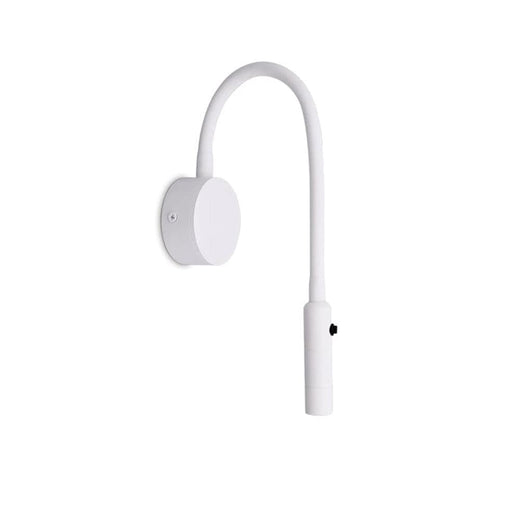 Spazio White Sheraton Wall Light - Aluminium 8293/3031