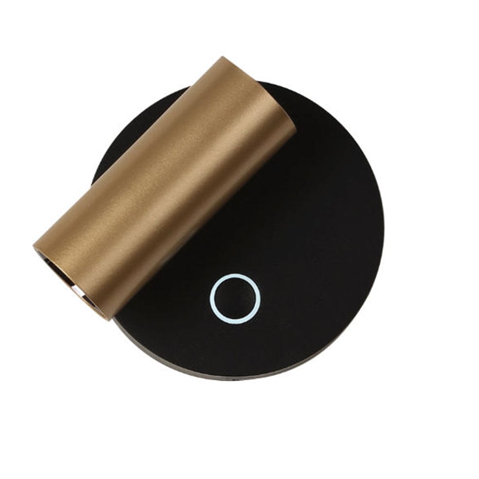 Prince Round Reading Wall Light Black or White and Gold– elevenpast