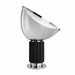 elevenpast Table Lamp Tempo Sculptural Glass Table Lamp – Black and Chrome 8492