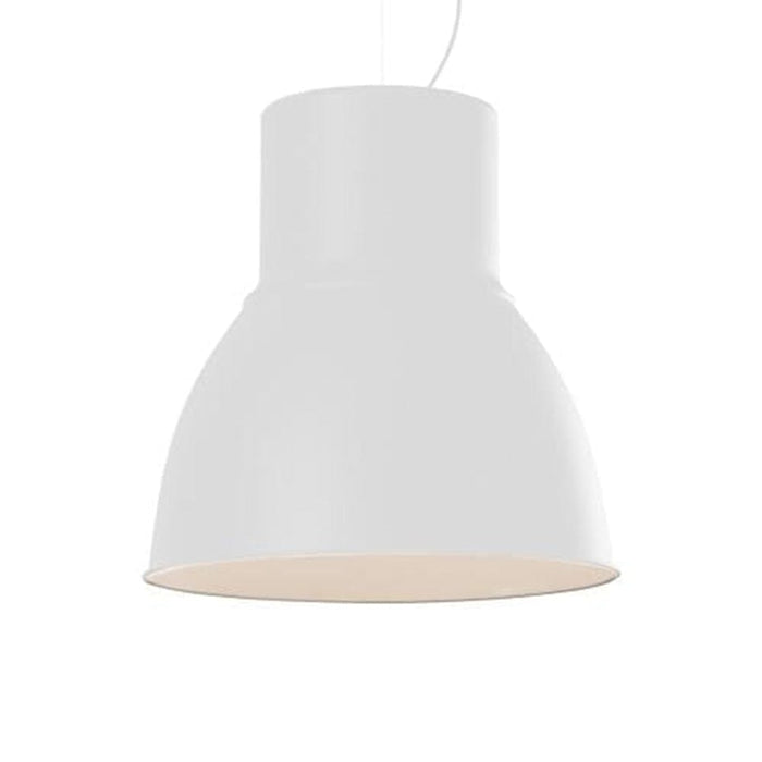 Spazio Pendant Large / Matt White Hugo Metal Pendant Light Black | White 8535.40.31