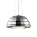 elevenpast Chrome Gloss Pendant Light - Plated Glass 8542/11
