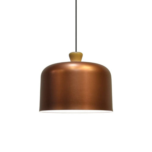 elevenpast Copper Belta Pendant Light - Aluminium & Wood 8606.42