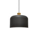 elevenpast Dark Grey Belta Pendant Light - Aluminium & Wood 8606.51