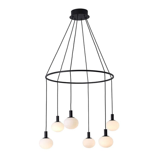 Spazio Chandeliers 6 Light Cosmo Pendant Lights Round 6/9/12 Light 8655.1