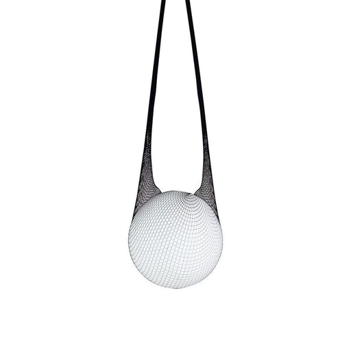 elevenpast Pendant Medium Catch Me Pendant Light Black and Opal Glass 8667.25