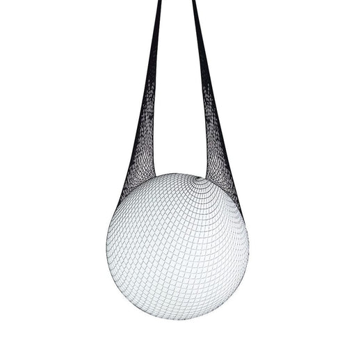 elevenpast Pendant Large Catch Me Pendant Light Black and Opal Glass 8667.4