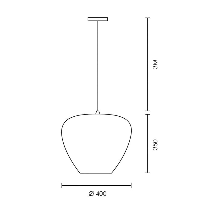elevenpast Pendant Mallorca Smokey Glass Pendant Light 8672