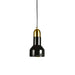 Spazio Pendant Black Retro Y Marble Pendant Light in Black or White with Gold accent 8698.2