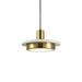 elevenpast White Marble & Gold Costes Pendant Light - Metal & Marble 8700.1