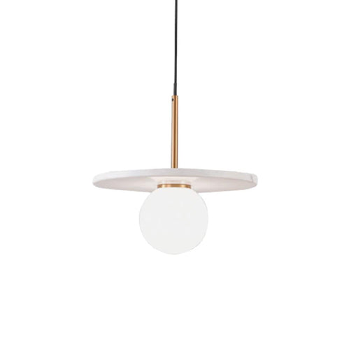 elevenpast White Marble Pascal Marble Pendant Light White | Black | Green 8709.1