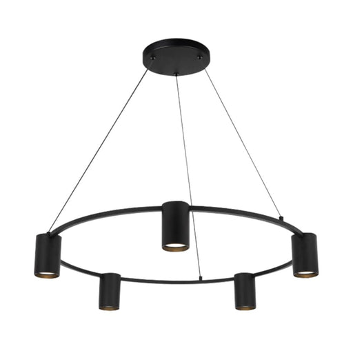 elevenpast Pendant Sand Black Occhio Round 5 Light Pendant | Black, Gold or White - COMING BEGINNING NOV. 8713.1
