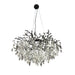 elevenpast chandelier light Black Crystal Linear Chandelier with Branch Design – Venezia 8783.30