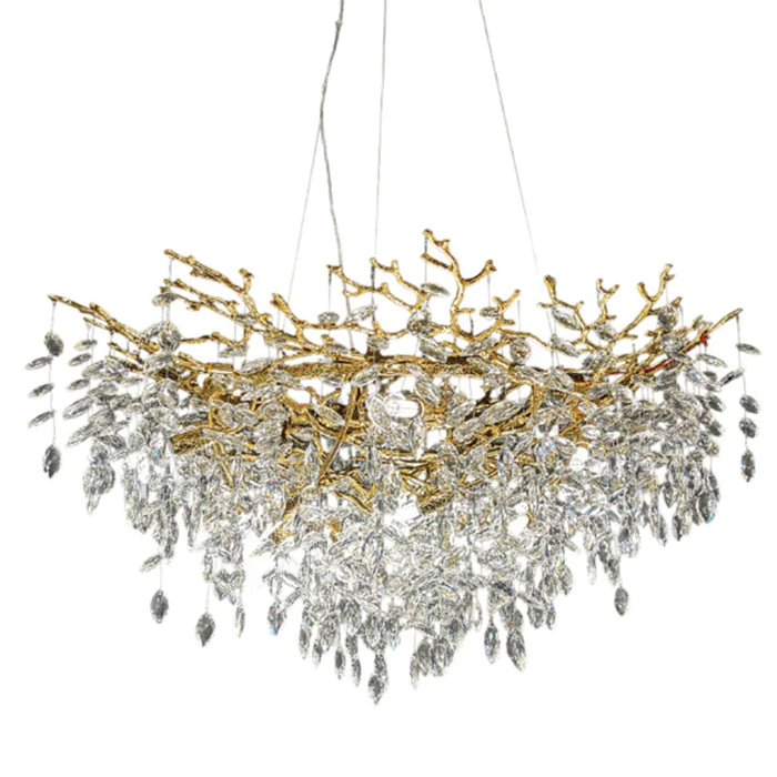 elevenpast chandelier light Gold Crystal Chandelier for Dining Room – Palazzo 8785.10
