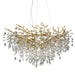 elevenpast chandelier light Gold Crystal Chandelier for Dining Room – Palazzo 8785.10