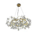 elevenpast chandelier light Champagne Crystal Floral Ring Chandelier – Modern Luxury Ceiling Light 8786.01.09