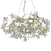 elevenpast chandelier light Champagne Crystal Floral Ring Chandelier – Modern Luxury Ceiling Light 8786.01.09