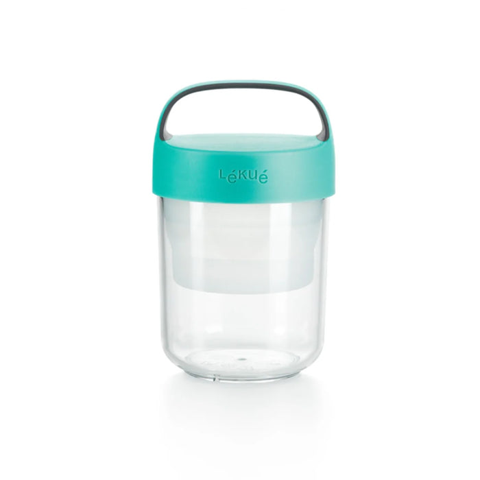 elevenpast food containers Turquoise Lékué Jar To Go 400ml - Turquoise | Coral 884948 8710755884948