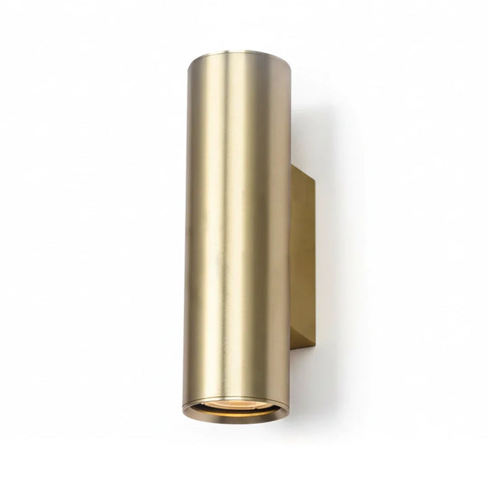 Spazio Wall Light Gold Cylindro Up and Down Wall Light in Gold | Black | Graphite 8928.2.10