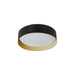 elevenpast Ceiling Light Black and Gold / Small Crown CCT LED Ceiling Light 3 Sizes - Black | White | Gold Inner Options 8958.1.3010