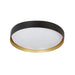 elevenpast Ceiling Light Black and Gold / Medium Crown CCT LED Ceiling Light 3 Sizes - Black | White | Gold Inner Options 8958.1.3031
