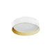 elevenpast Ceiling Light White and Gold / Small Crown CCT LED Ceiling Light 3 Sizes - Black | White | Gold Inner Options 8958.1.3110
