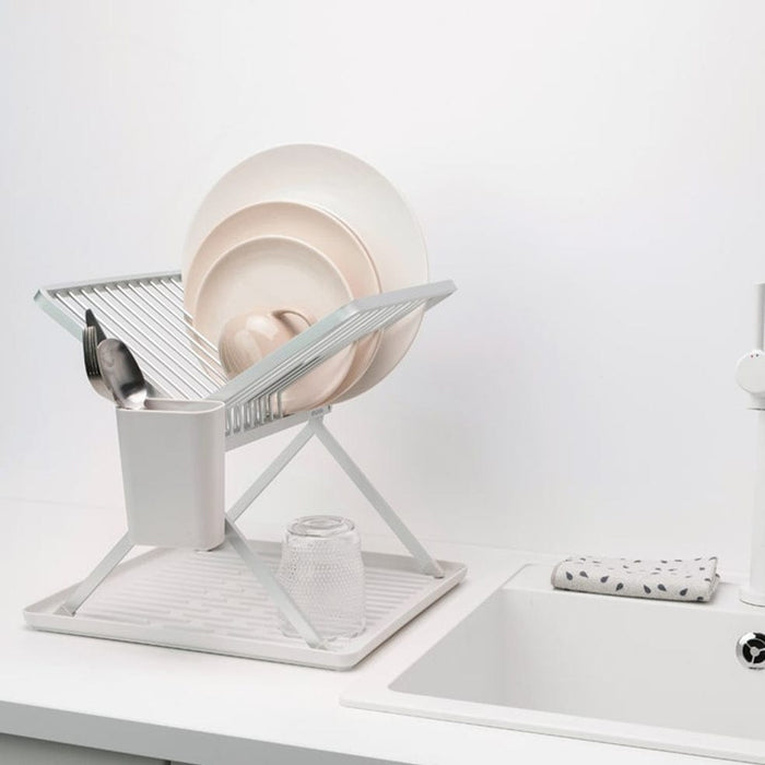 Brabantia dish rack Foldable Dish Rack - Light Grey | Dark Grey