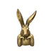 elevenpast Decor Small Thinking Bunny Ceramic Figure Gold | Three Sizes 9148SB140