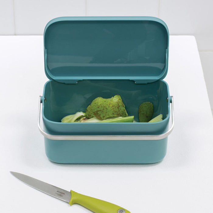 Brabantia food waste caddy Food Waste Caddy - Jade Green| Dark Grey | Mint