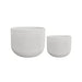 elevenpast Pots & Planters Fringe Round Japi Planter White