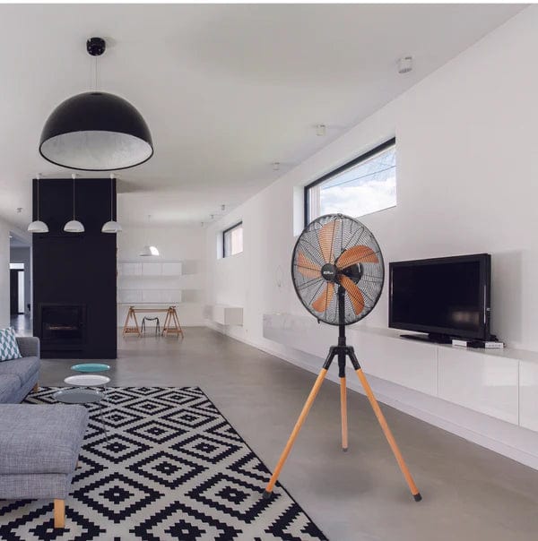 ALVA fans ALVA Tripod Fan Wood Finish | Black