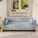 elevenpast sofa Geneva Upholstered Two or Three Seater Sofa - Light Grey | Dark Grey
