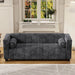 elevenpast sofa Geneva Upholstered Two or Three Seater Sofa - Light Grey | Dark Grey