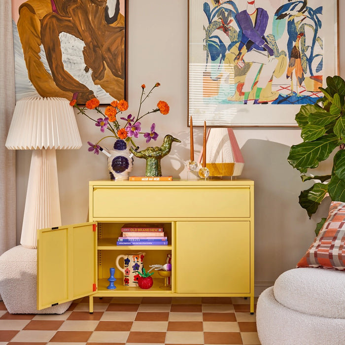 Bon Bon Buddy Sideboard White | Moss Grey