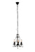 elevenpast Chandeliers Cleo Metal and Crystal Chandelier Light Black | Chrome | White