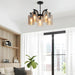 elevenpast Chandelier Foundry Metal and Glass Chandelier - 5 Light | 3 Light
