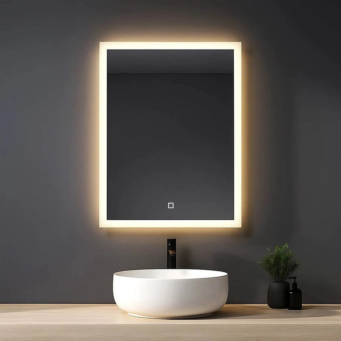Spazio LED mirror Orta Rectangular LED Mirror– Small | Large