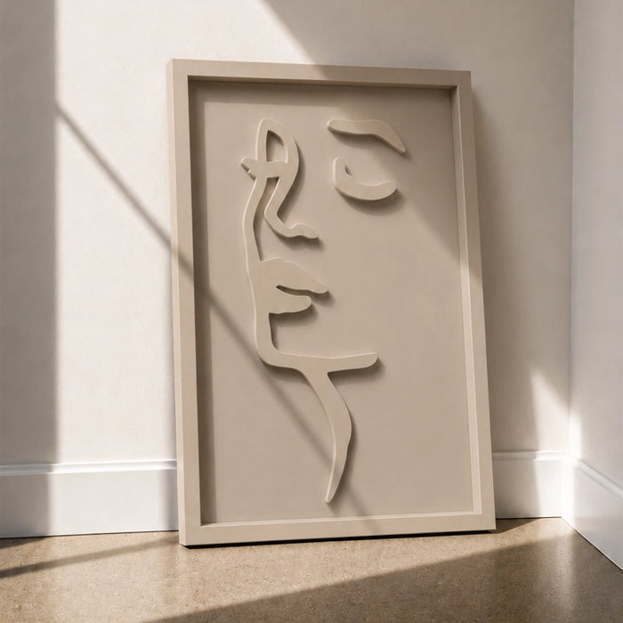 Chloe Wooden Wall Art | Stone