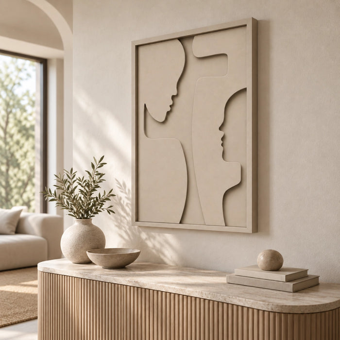 Confide Wooden Wall Art | Stone