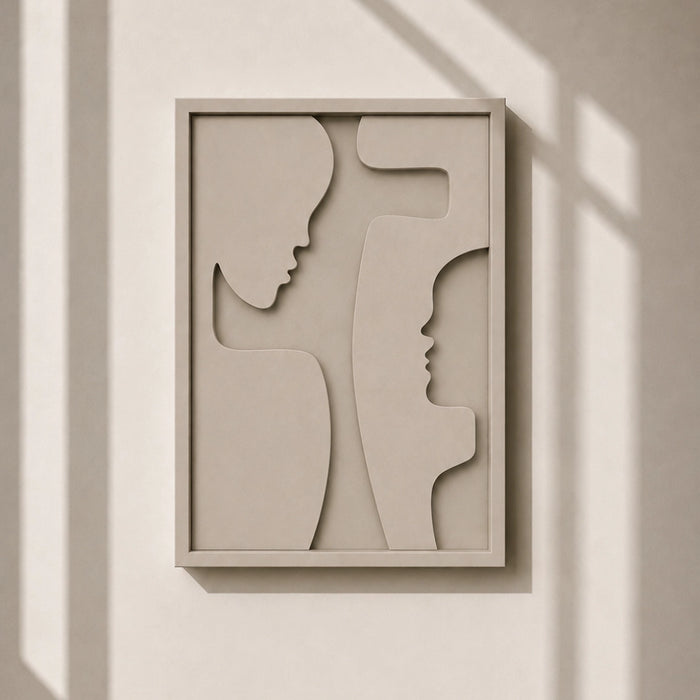 Confide Wooden Wall Art | Stone
