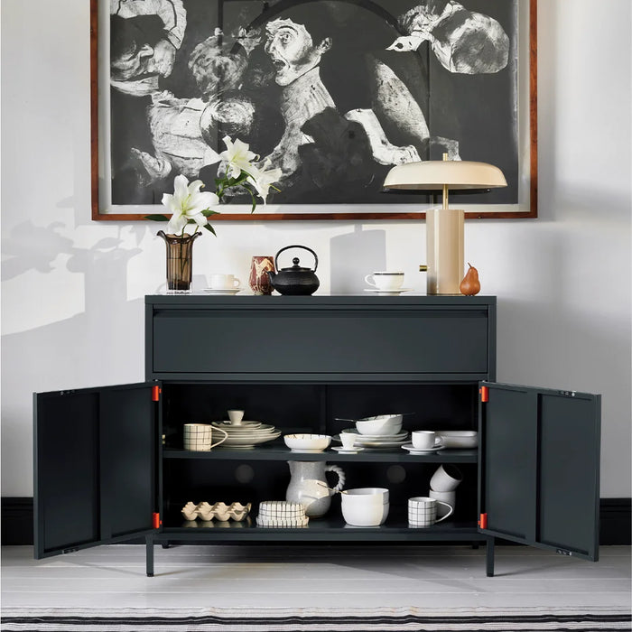 elevenpast Storage Cabinets & Lockers Bon Bon Buddy Sideboard White | Moss Grey