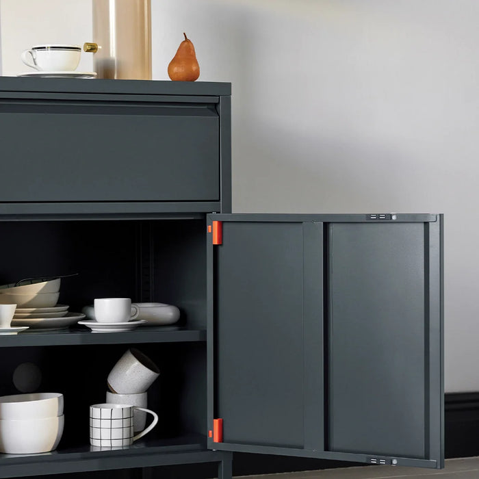 elevenpast Storage Cabinets & Lockers Bon Bon Buddy Sideboard White | Moss Grey