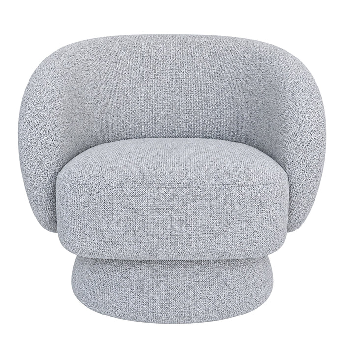 Cove Upholstered Fabric Swivel Chair