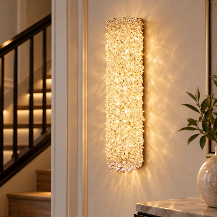 Dynasty Crystal Wall Light – Clear Crystal