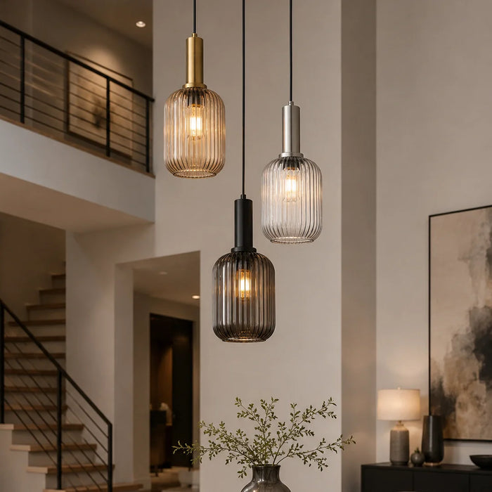 elevenpast Pendant Athina Cut Glass Pendant Light
