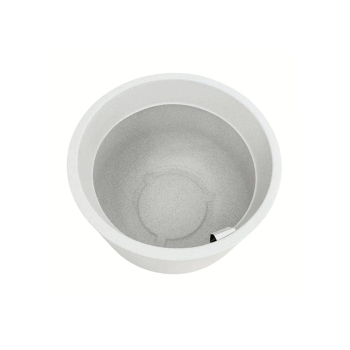 elevenpast Pots & Planters Fringe Round Japi Planter White